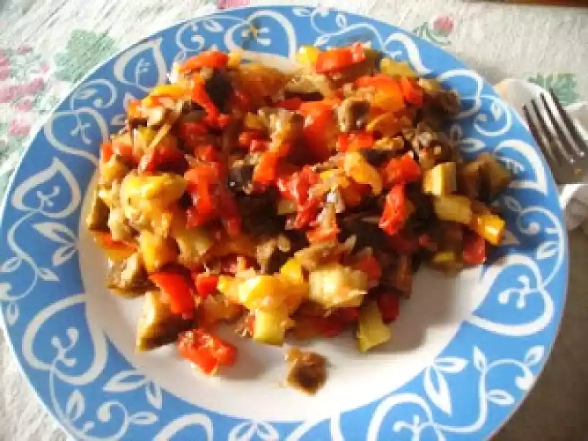 Ratatouille, verdure stufate, contorno di verdure