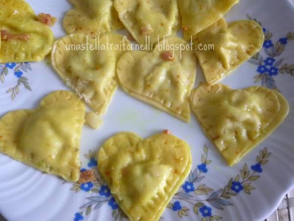 Ravioli con prosciutto e ricotta