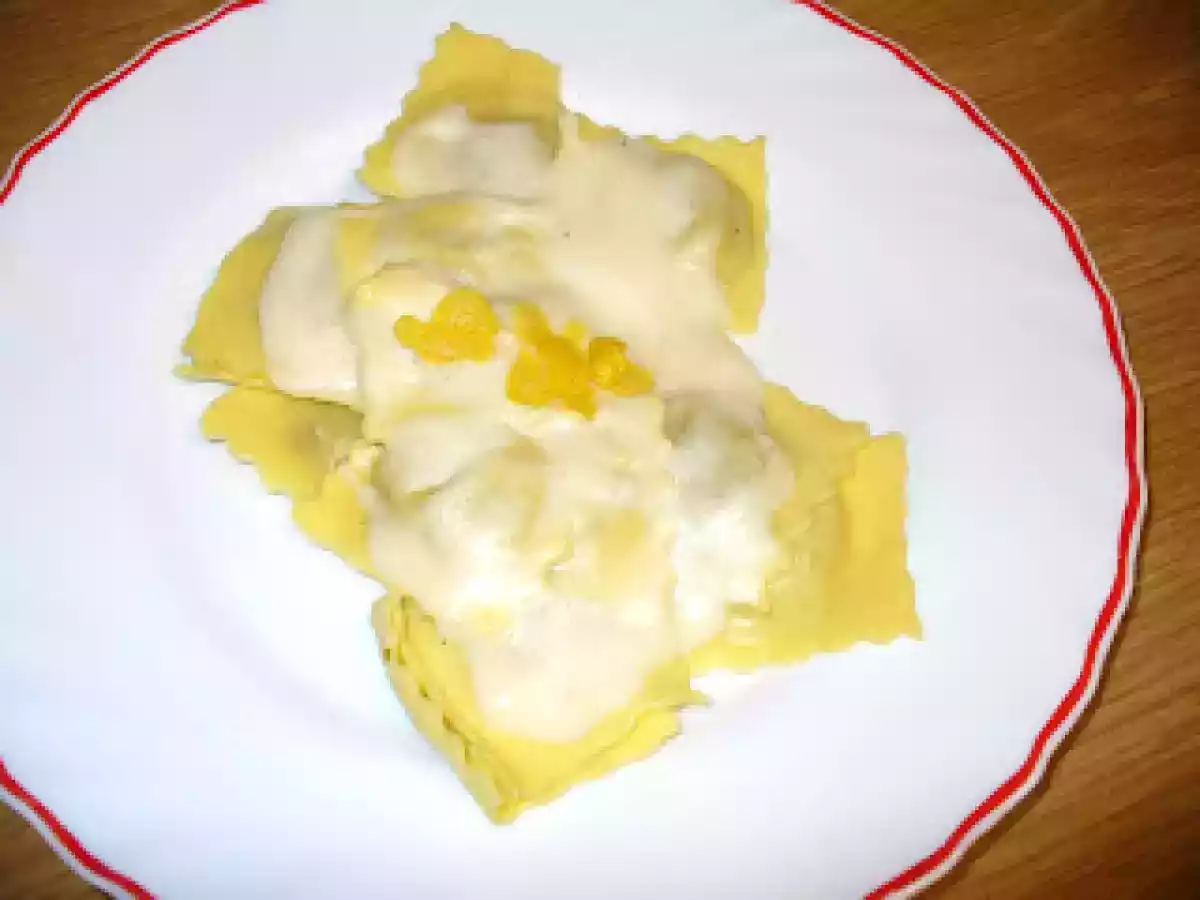 Ravioli di carciofi alla crema di limone