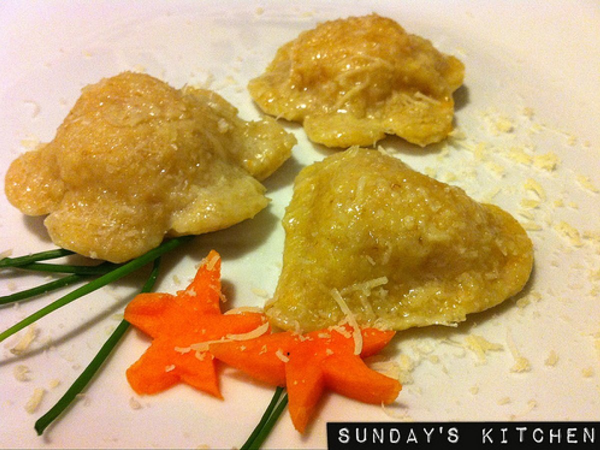 Ravioli di grano saraceno con zucca e patate - foto 2