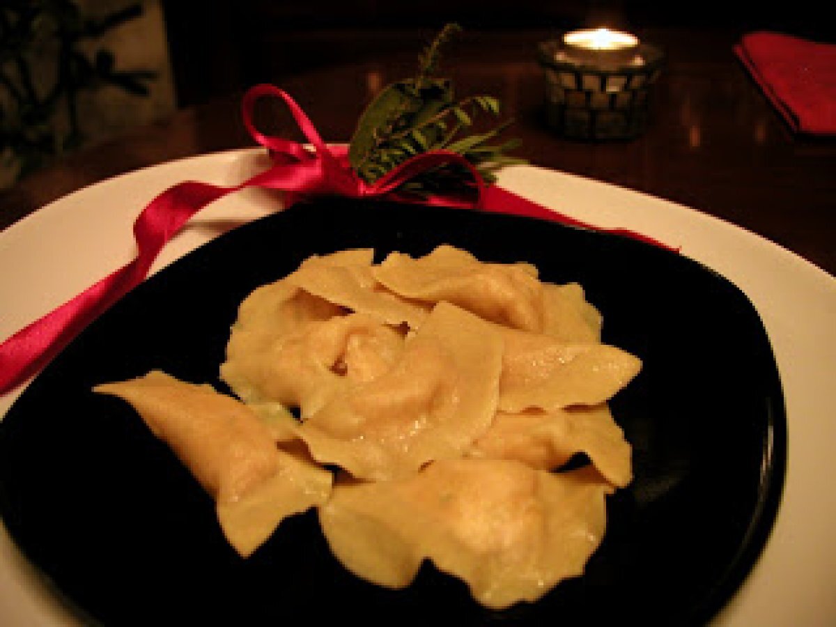Ravioli di salmone ... che non dovevano essere .. ma furono ..