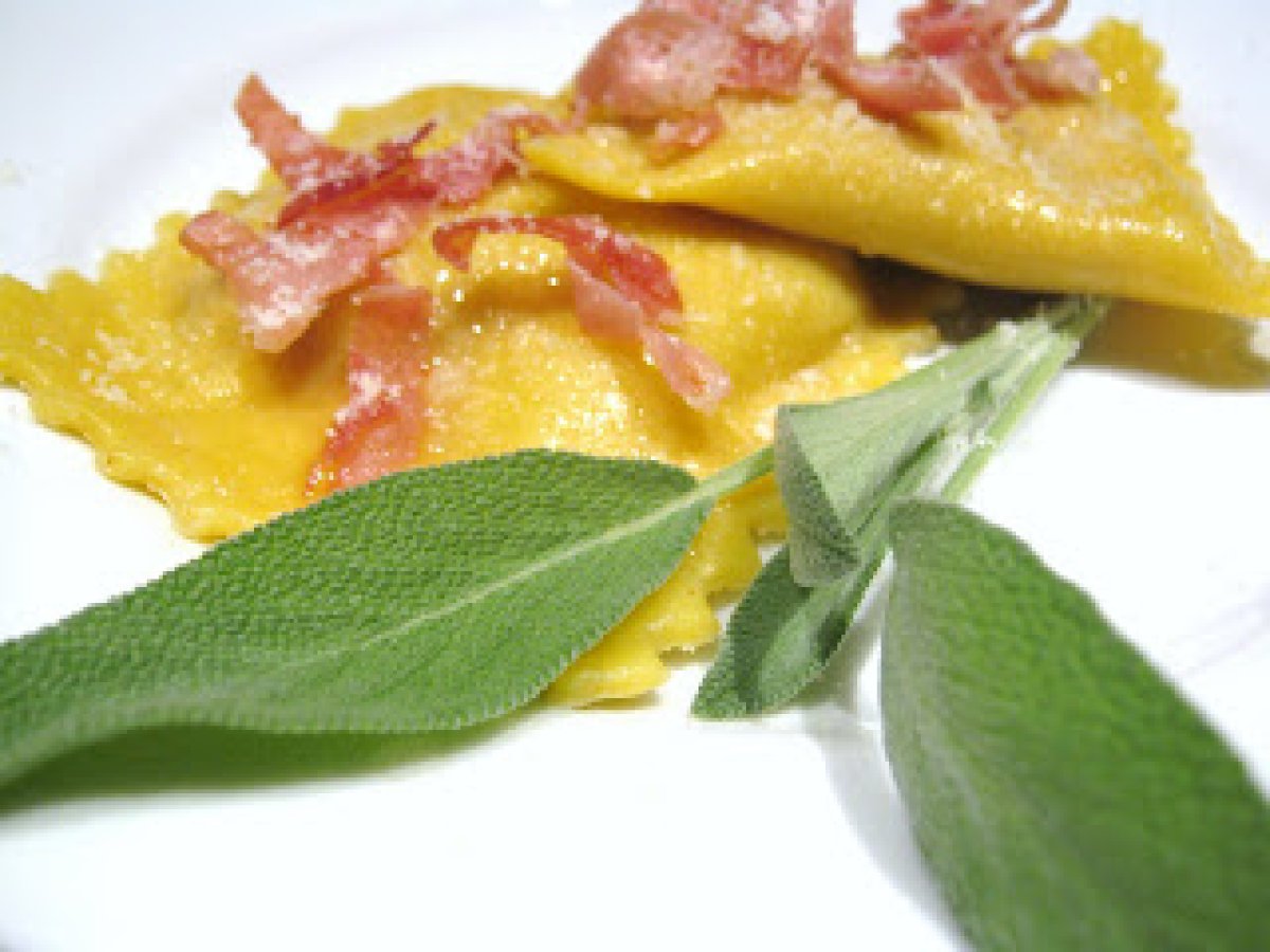 Ravioli melone, prosciutto e Tai rosso - foto 2