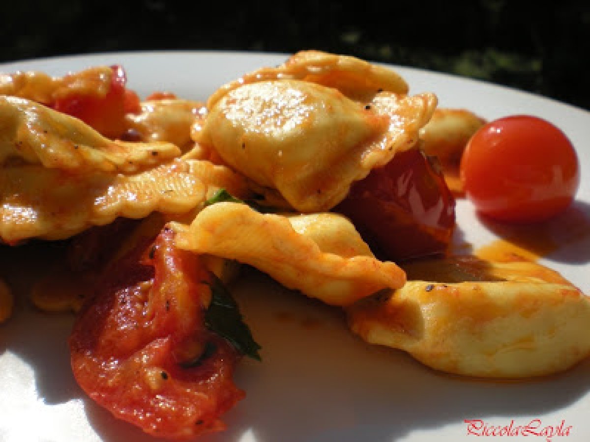 Ravioloni ai Funghi con Pomodorini Pachino - foto 2