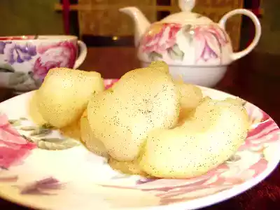 Regalarsi il piacere di stare in casa : mele cotte con vaniglia & brandy