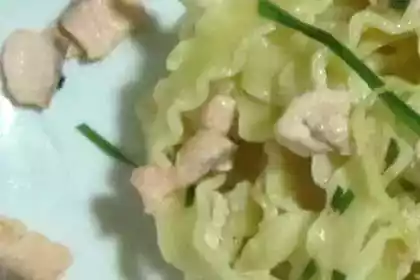 Reginette al salmone fresco