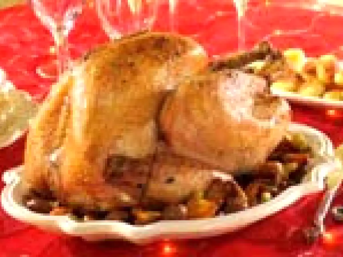 Ricetta di Natale : Cappone o Tacchino con marroni o castagne