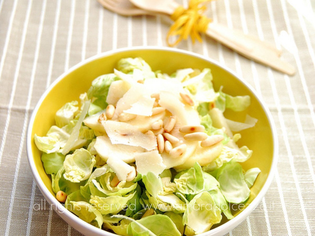 Ricetta sprint : Insalata di cavolini di Bruxelles