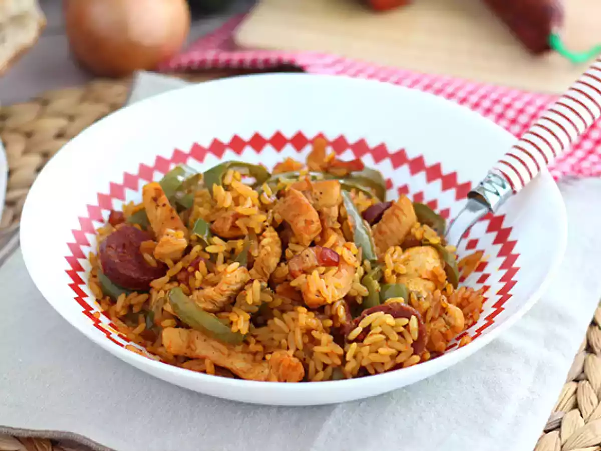 Ricette con il Cookeo: Pollo con riso e peperoni alla spagnola - foto 4