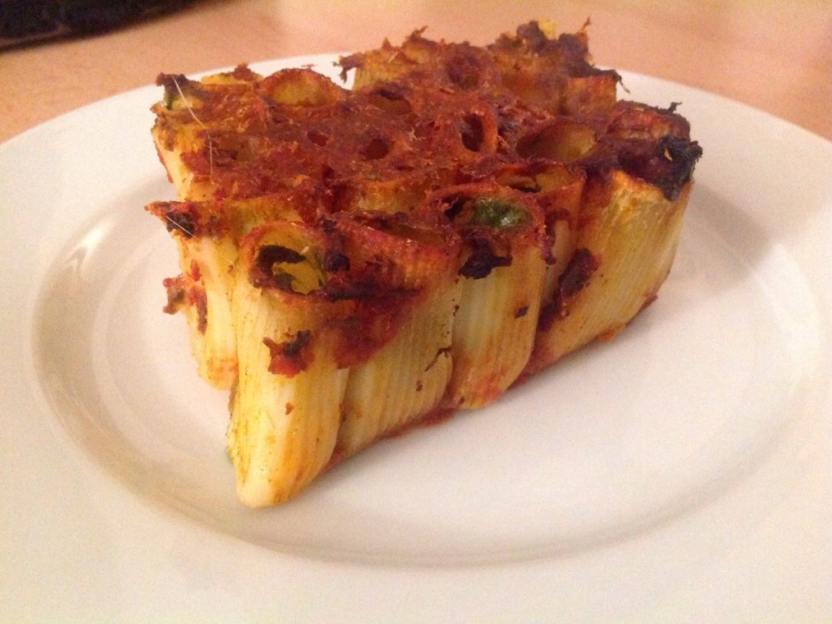 Rigatoni di Stigliano ricotta e spinaci