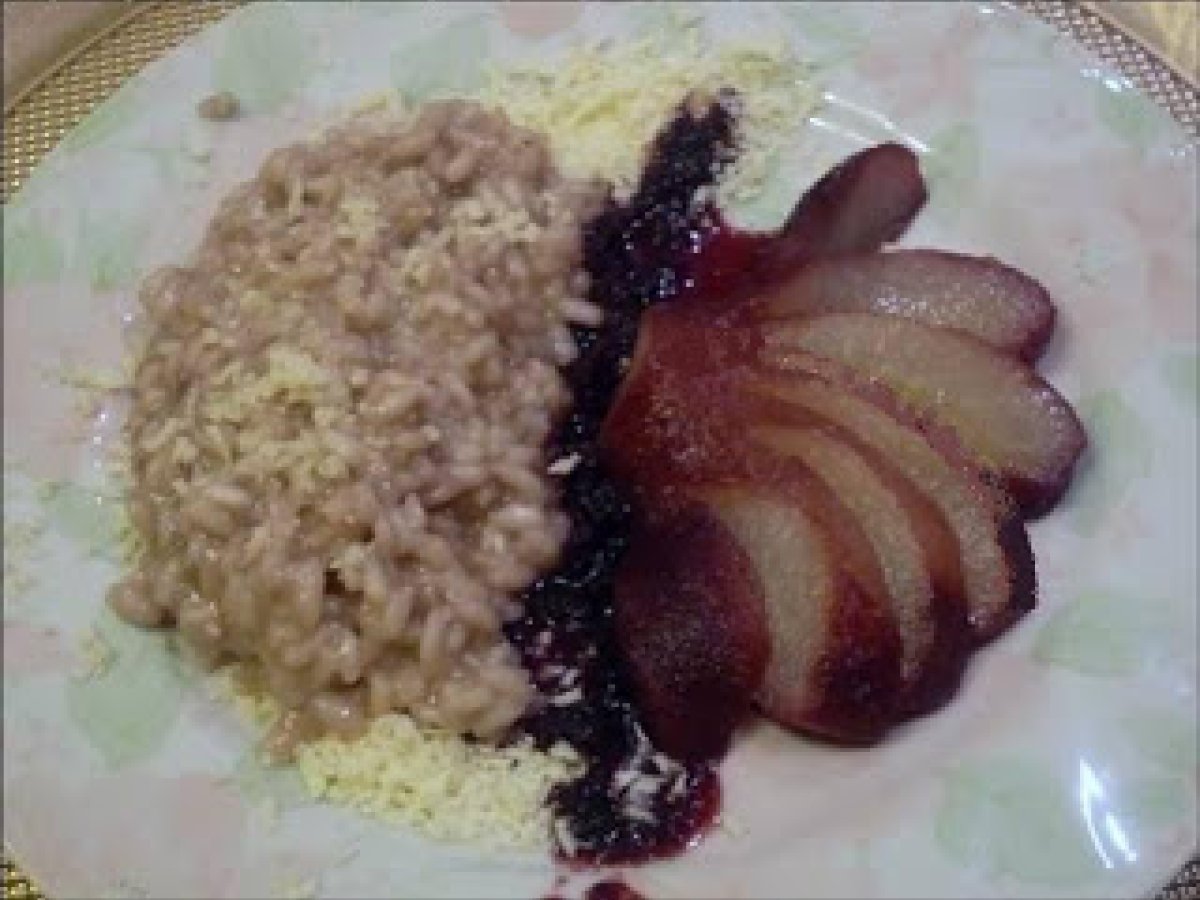 Riso al Castelmagno con riduzione di Nebbiolo, foto 1