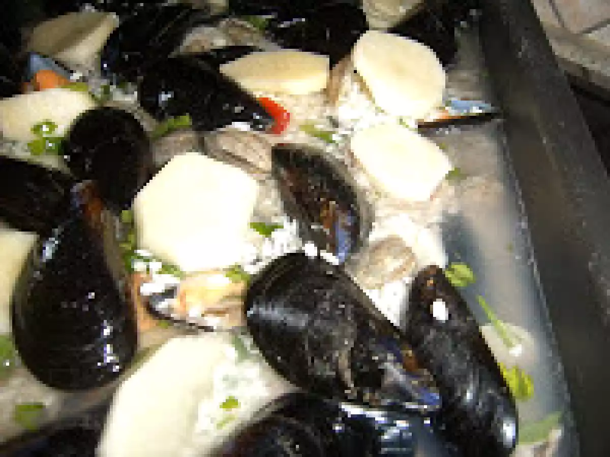RISO AL FORNO CON COZZE E VONGOLE - foto 3