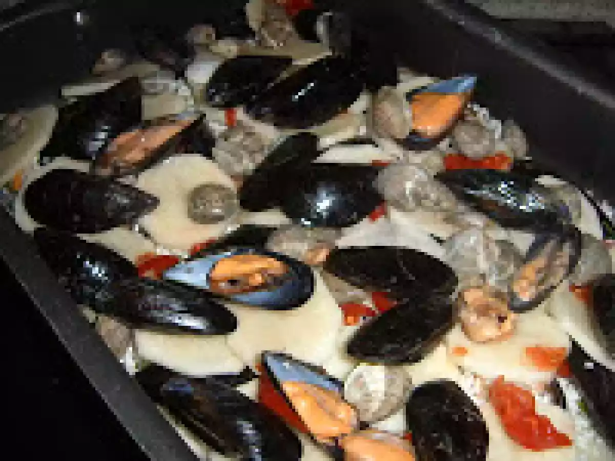 RISO AL FORNO CON COZZE E VONGOLE - foto 4