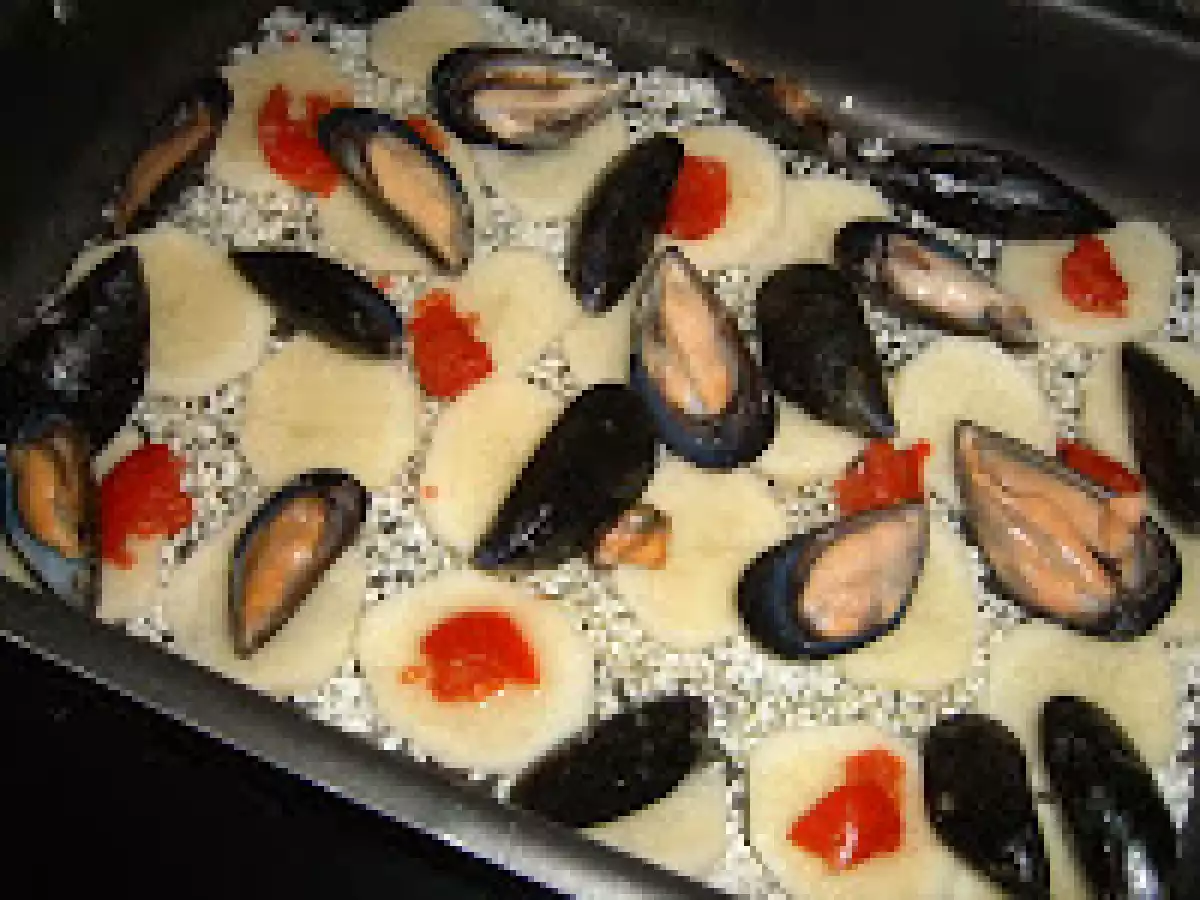 RISO AL FORNO CON COZZE E VONGOLE - foto 6