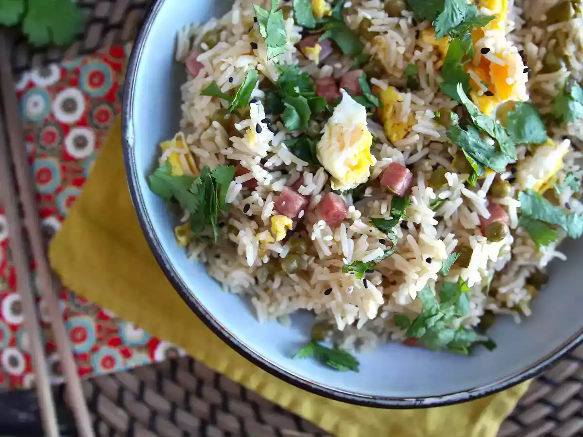 Riso alla cantonese, la ricetta rapida preparata con il Cookeo - foto 5