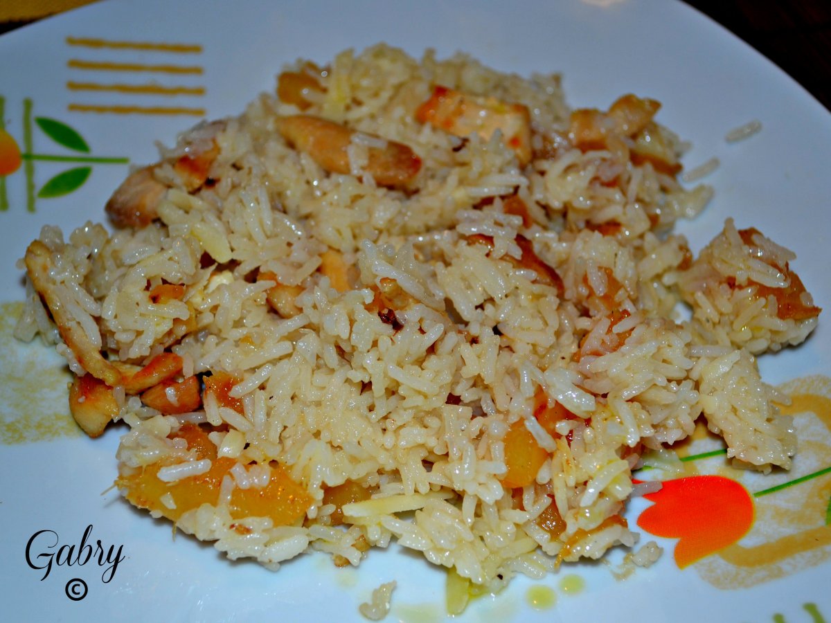 Riso basmati con pollo e ananas - foto 2