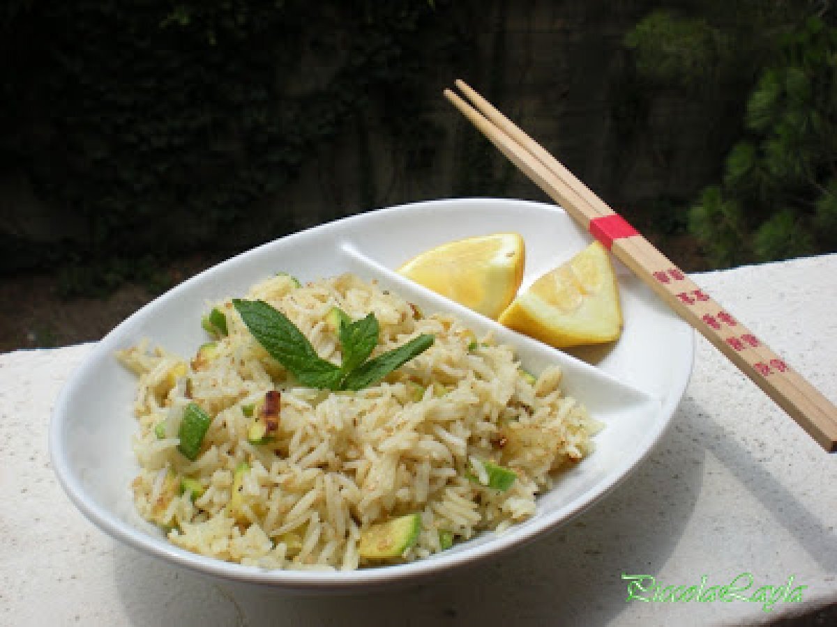 Riso Basmati con Zucchine Sesamo tostato e Menta - foto 2