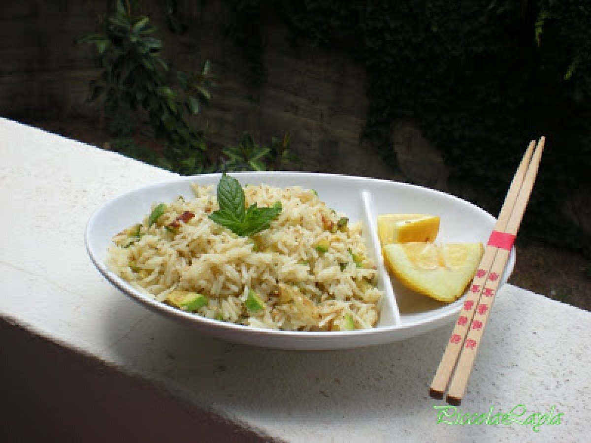 Riso Basmati con Zucchine Sesamo tostato e Menta - foto 5