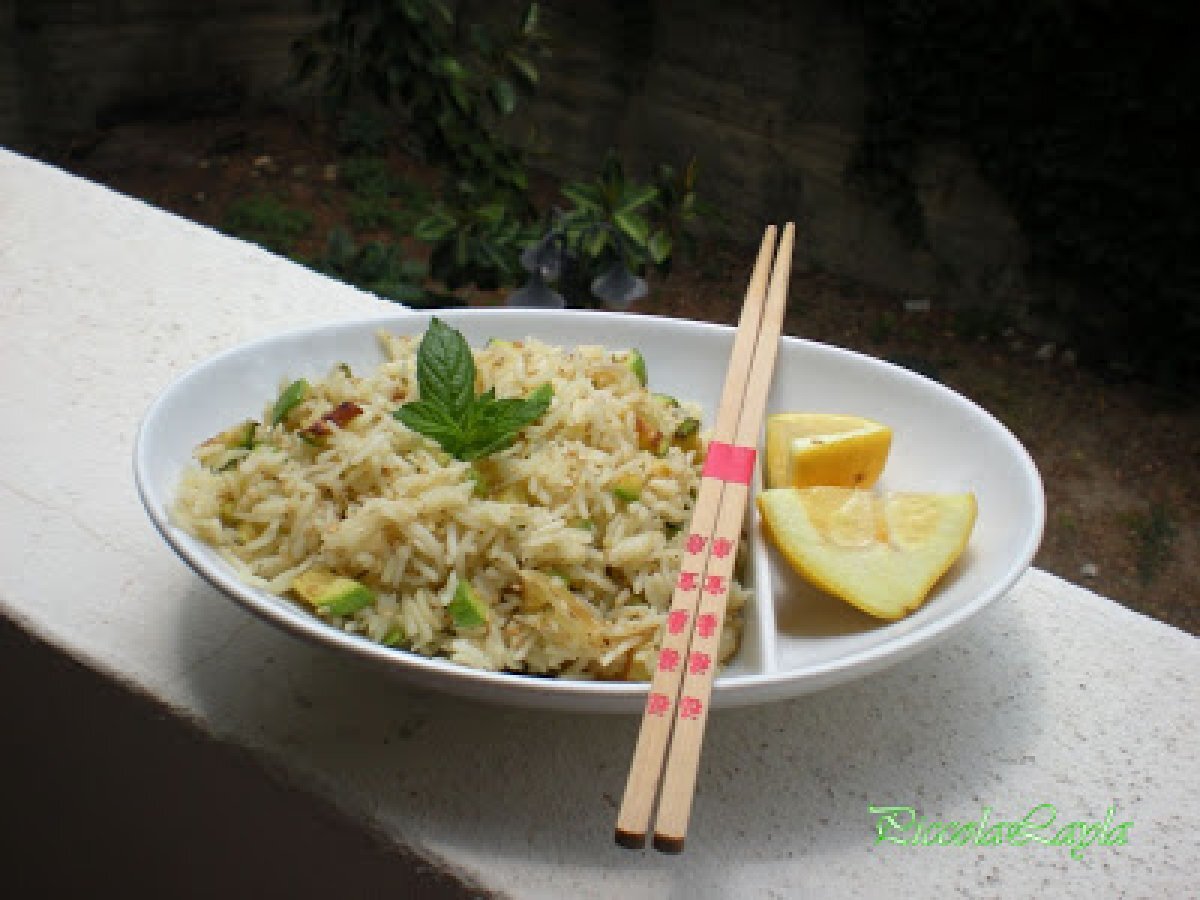 Riso Basmati con Zucchine Sesamo tostato e Menta - foto 6