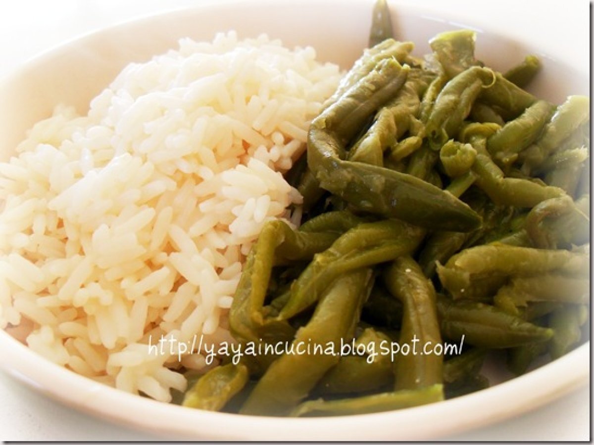 Riso Basmati e Fagiolini