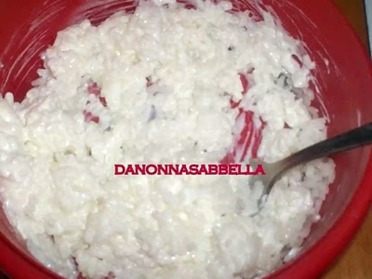 RISO CON SCAMORZA AFFUMICATA E RUCOLA - foto 5