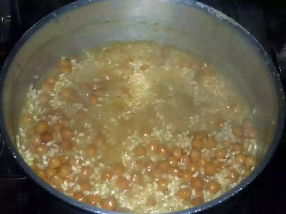 Riso e ceci alla greca