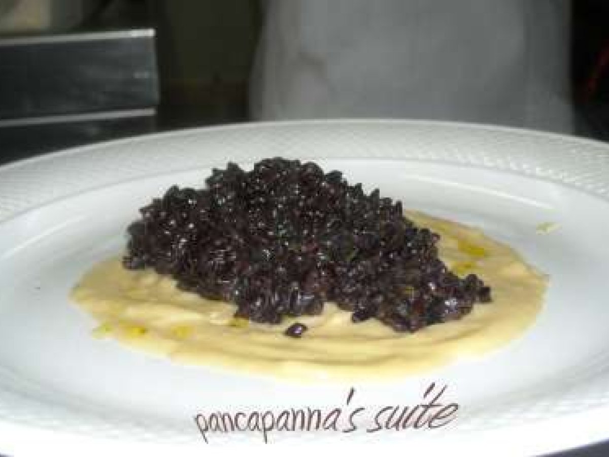 Riso nero Venere con dahal di lenticchie e patate
