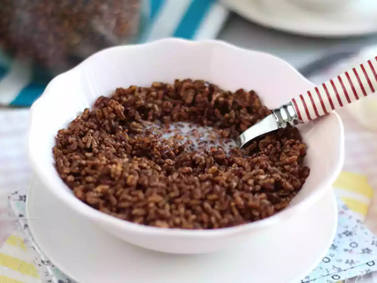 Riso soffiato al cioccolato - cereali simil Coco pops - foto 2