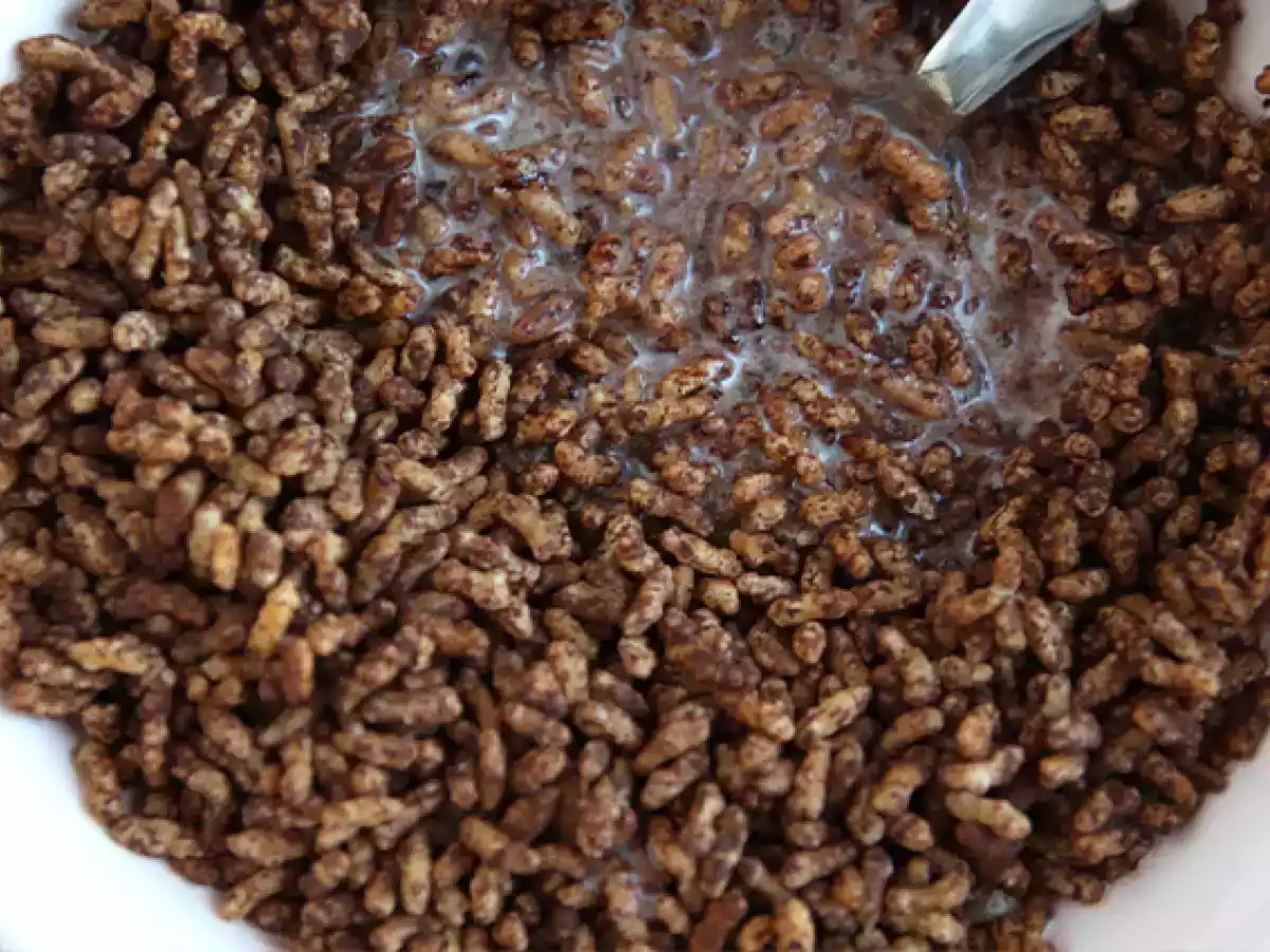 Riso soffiato al cioccolato - cereali simil Coco pops - foto 4