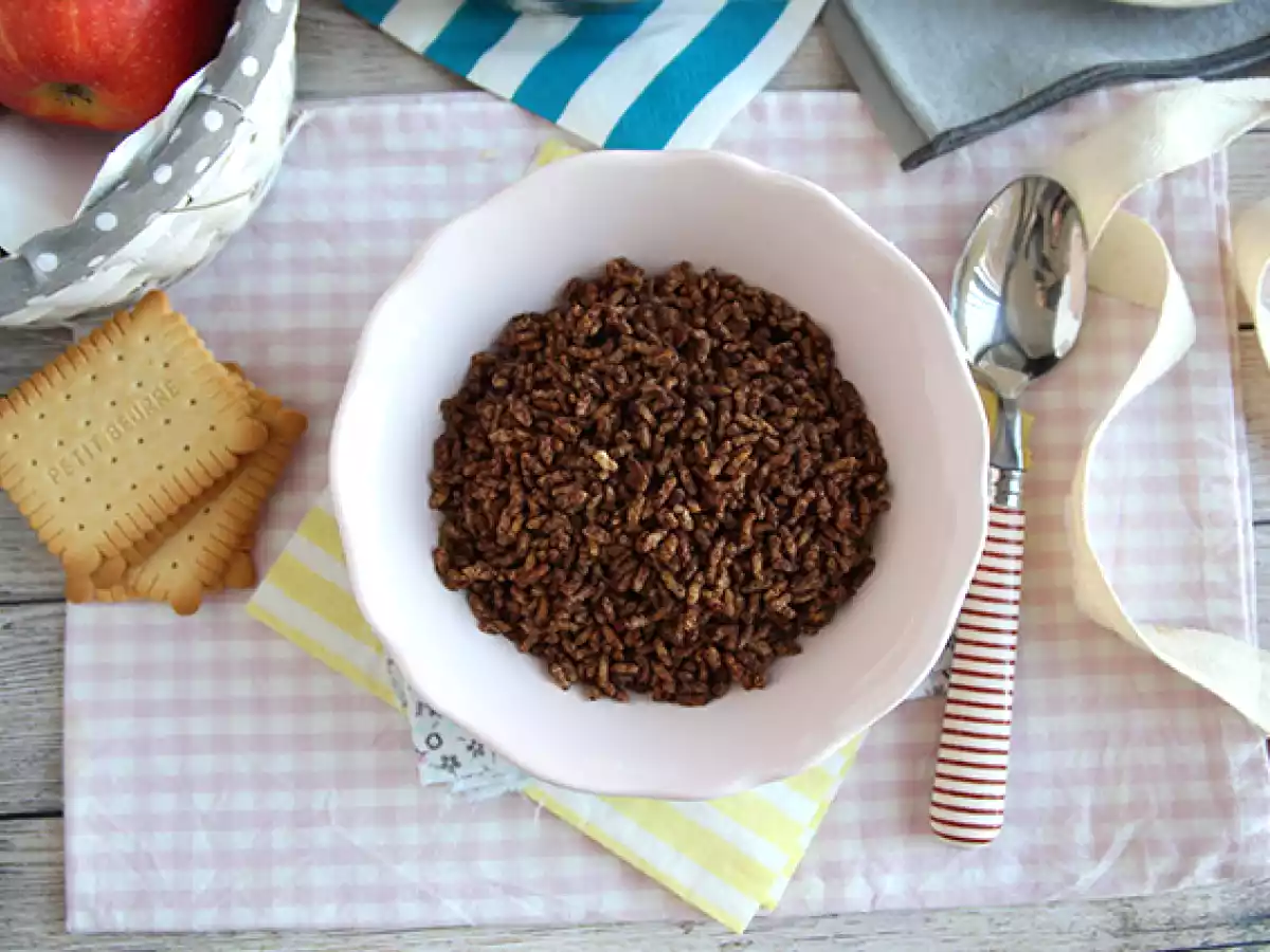 Riso soffiato al cioccolato - cereali simil Coco pops - foto 5