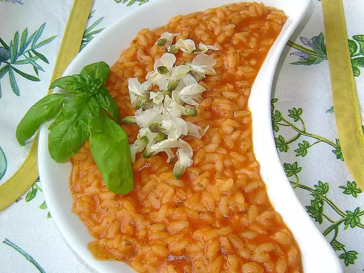 Risotto ai fiori di acacia