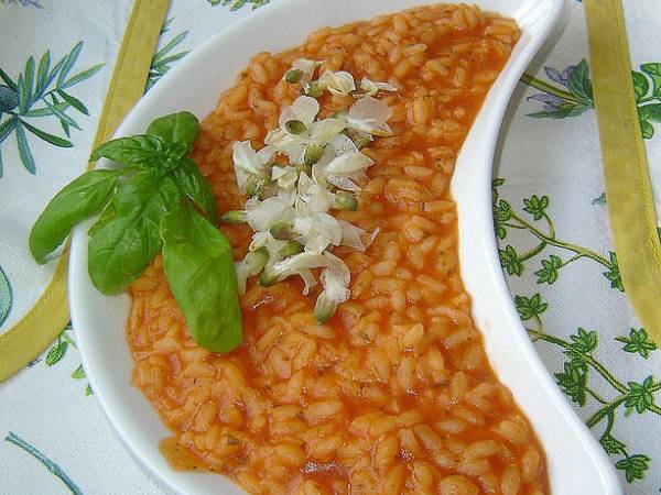 Risotto ai fiori di acacia