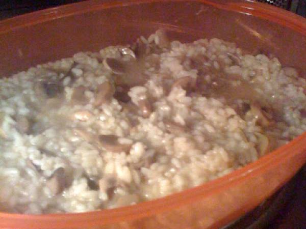 RISOTTO AI FUNGHI AL MICROONDE