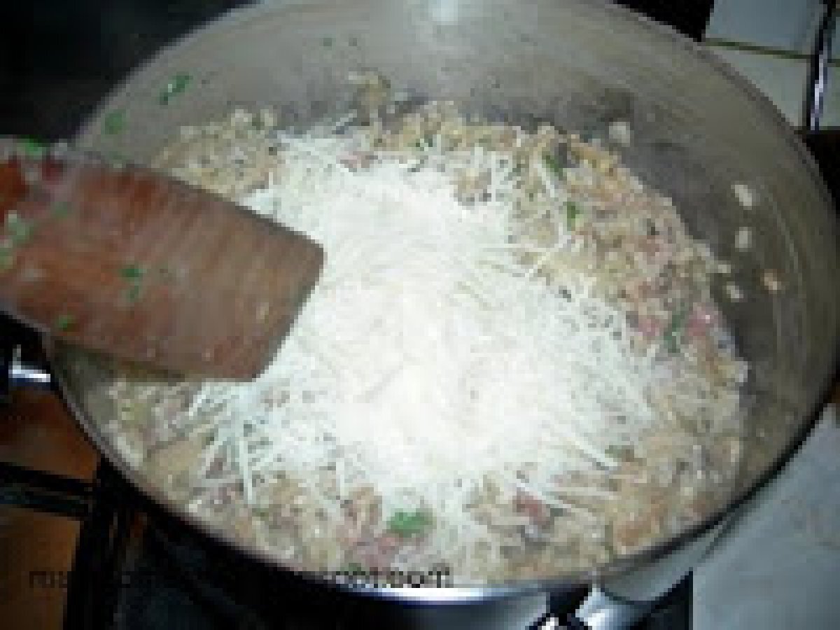 Risotto ai funghi con salsiccia - foto 2