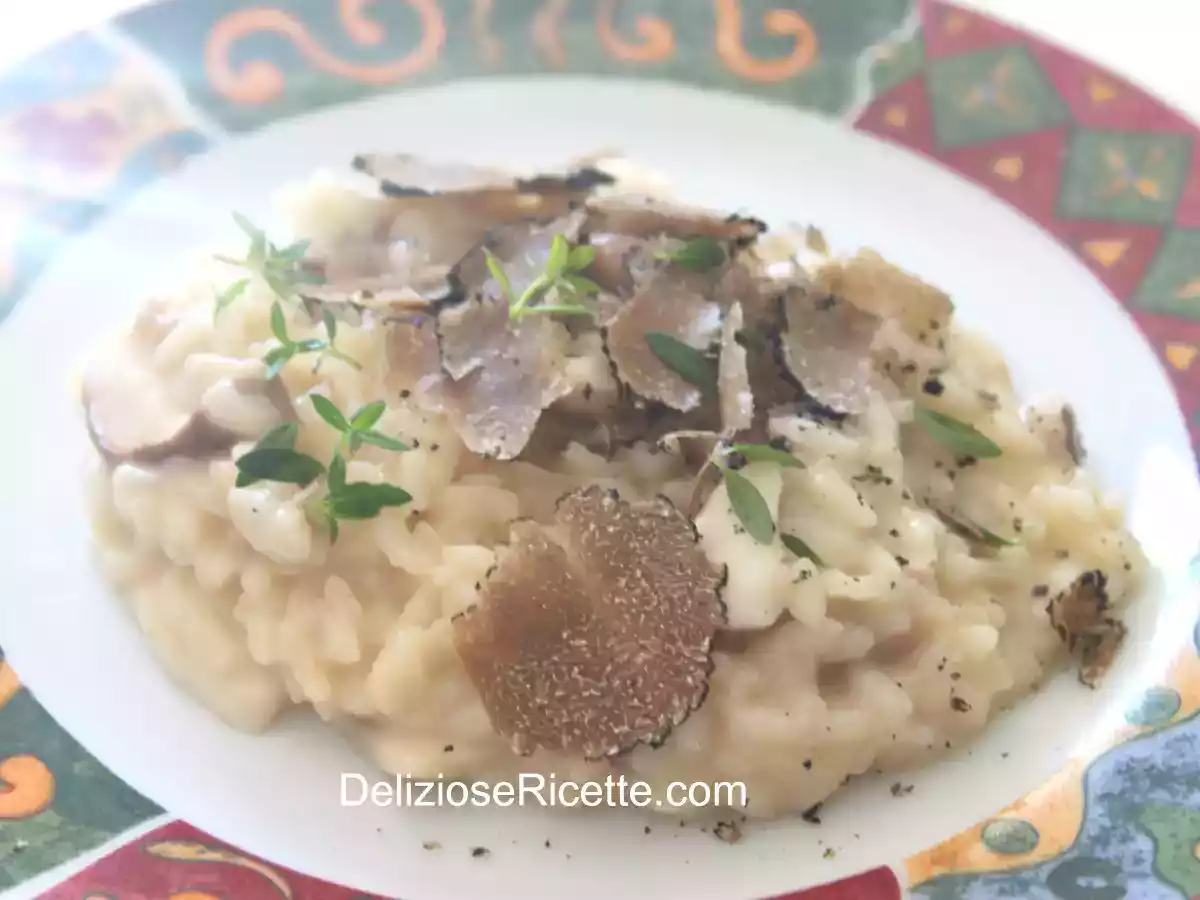 RISOTTO AI FUNGHI PORCINI E TARTUFO