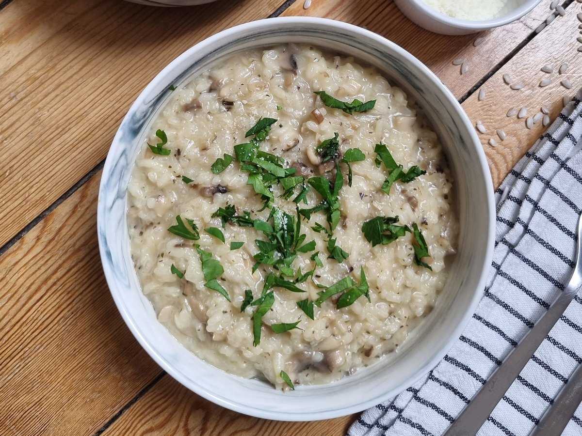 Risotto ai funghi veloce ricette bimby Ricetta Petitchef