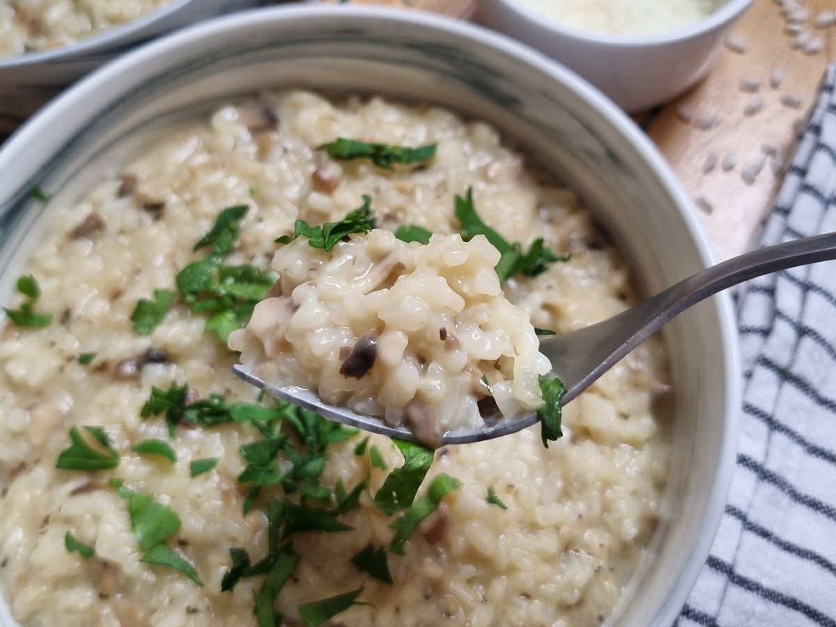 Risotto ai funghi veloce ricette bimby Ricetta Petitchef