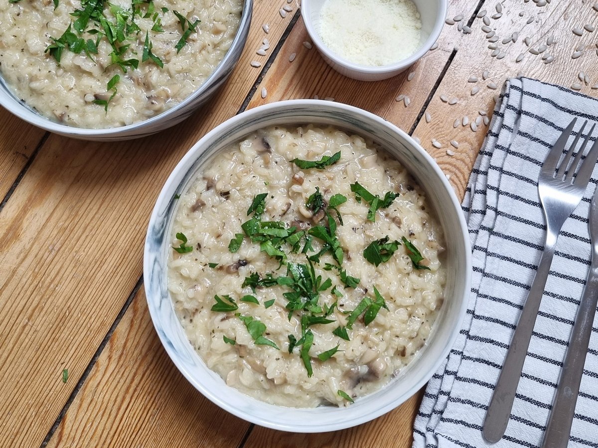 Risotto ai funghi veloce ricette bimby Ricetta Petitchef