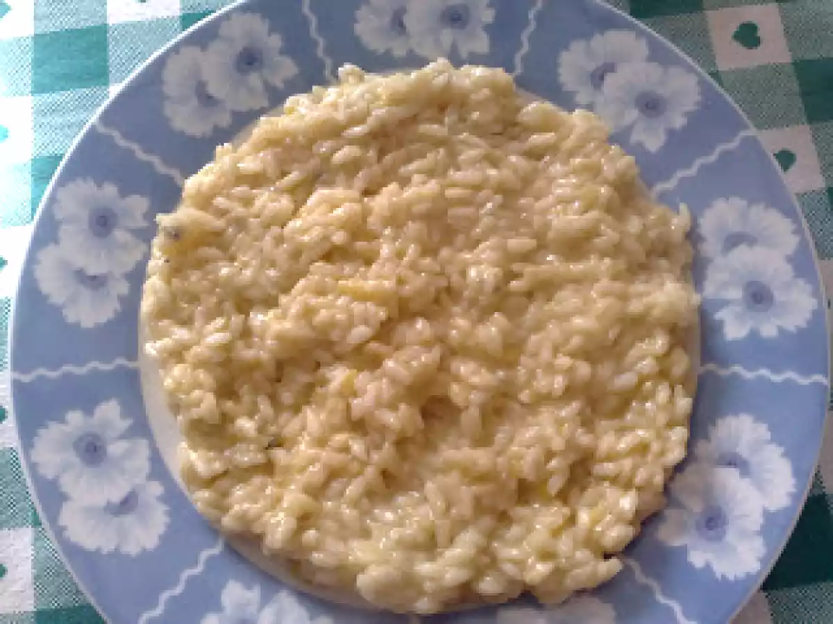 Risotto ai porri e gorgonzola
