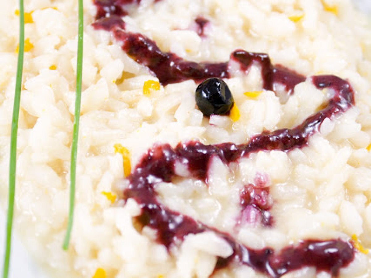 Risotto ai sapori d'arancia e mirtilli - foto 3