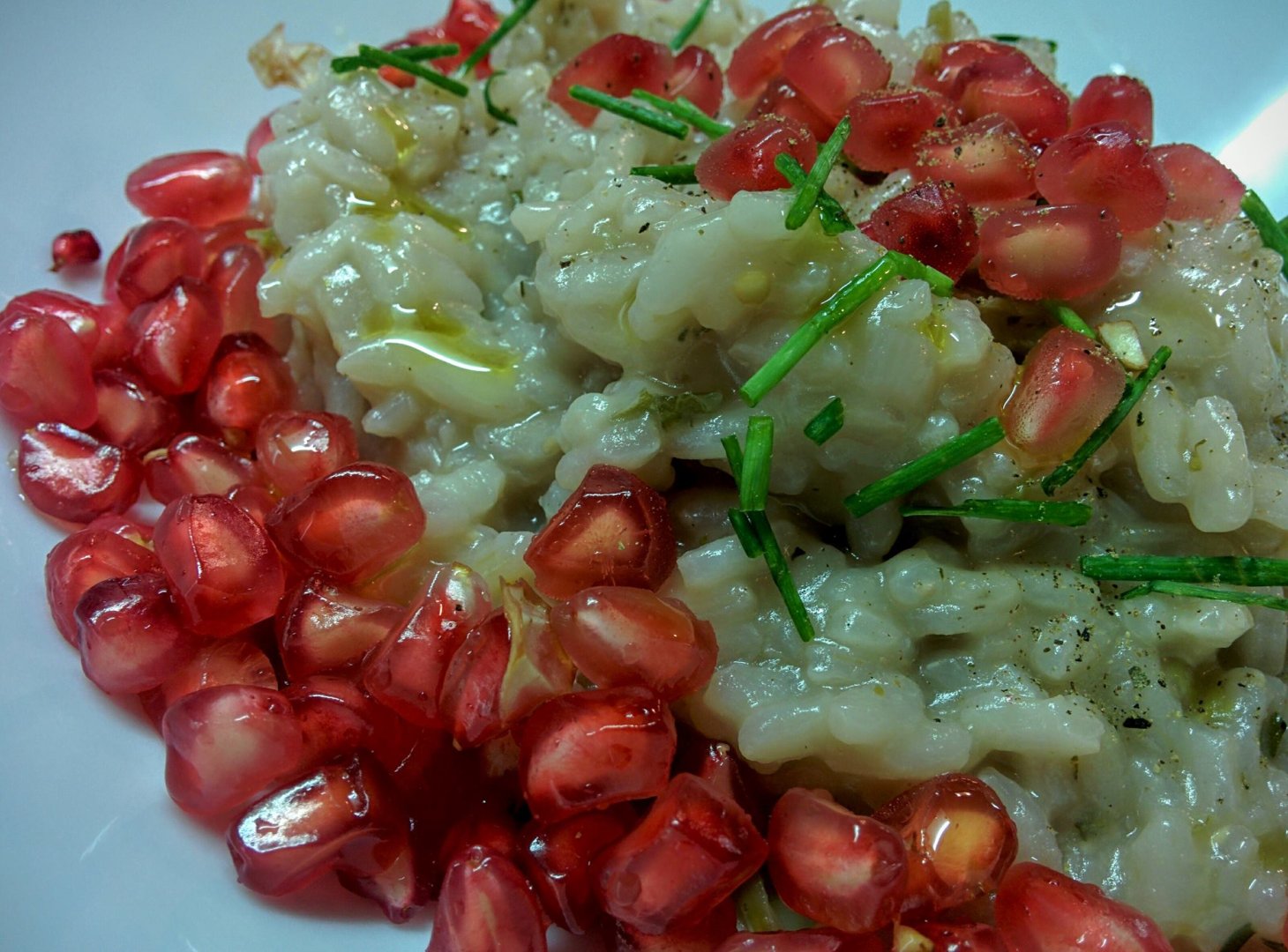 Risotto al melograno ed erbe aromatiche Ricetta Petitchef
