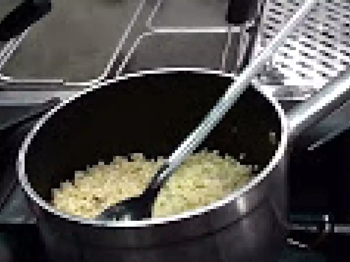 Risotto al nero di seppia dell'Antica Osteria Giorgione (Venezia) - foto 5