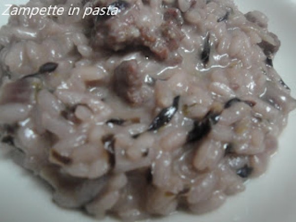 RISOTTO AL RADICCHIO ROSSO E MORLACCO