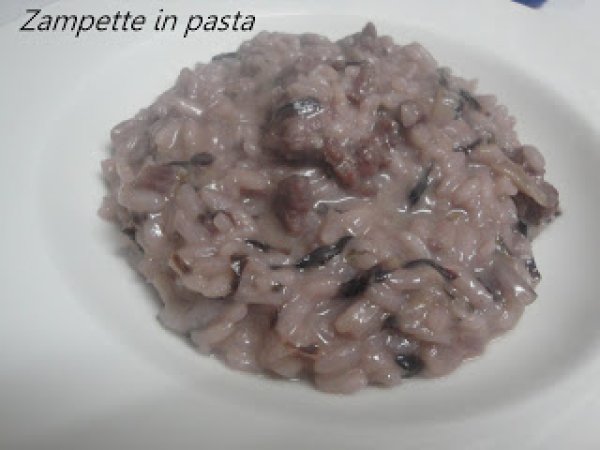 RISOTTO AL RADICCHIO ROSSO E MORLACCO - foto 2