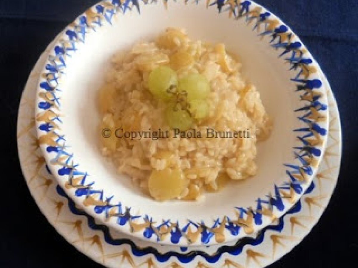 Risotto all'uva bianca