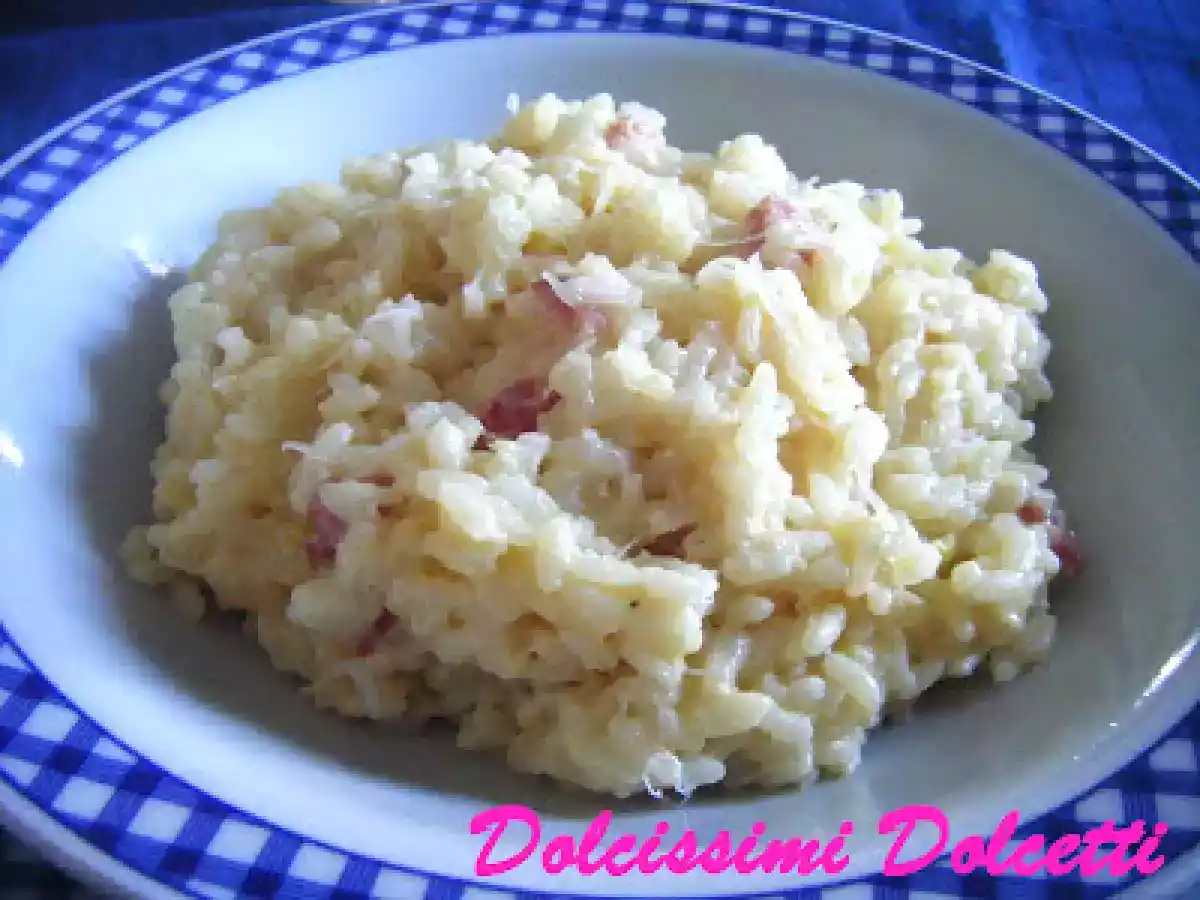 Risotto alla carbonara