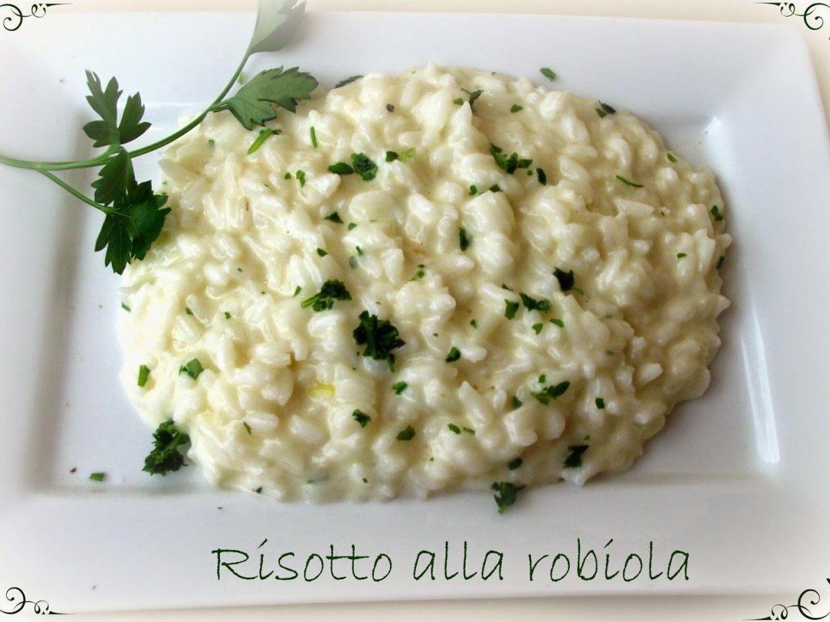 Risotto alla robiola