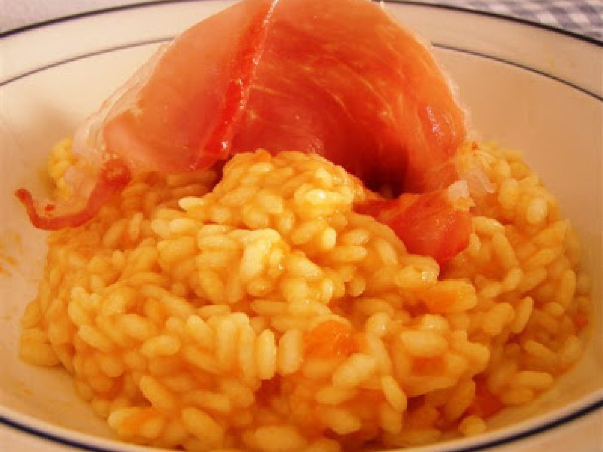 Risotto alla zucca con prosciutto crudo di San Daniele - foto 2