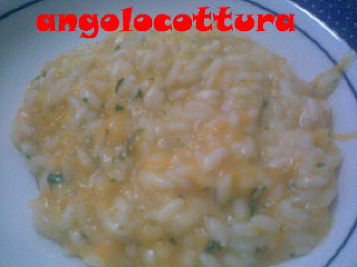 Risotto alla zucca, gorgonzola e salvia