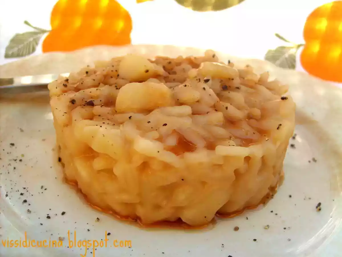 Risotto alle Annurche e provolone
