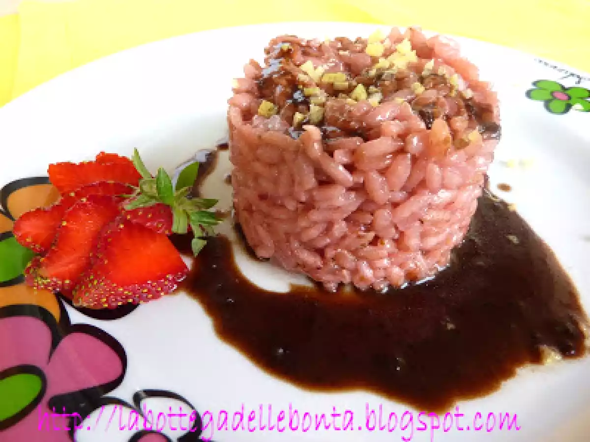 RISOTTO ALLE FRAGOLE CON RIDUZIONE DI ACETO BALSAMICO - foto 3